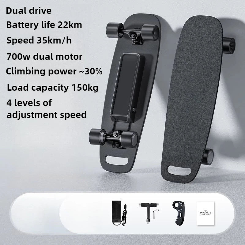 350W/700W 4-Wheel Electric Scooter 24V/36V Single and dual drive with Remote Control for Adults Commuting, Travel & Outdoor