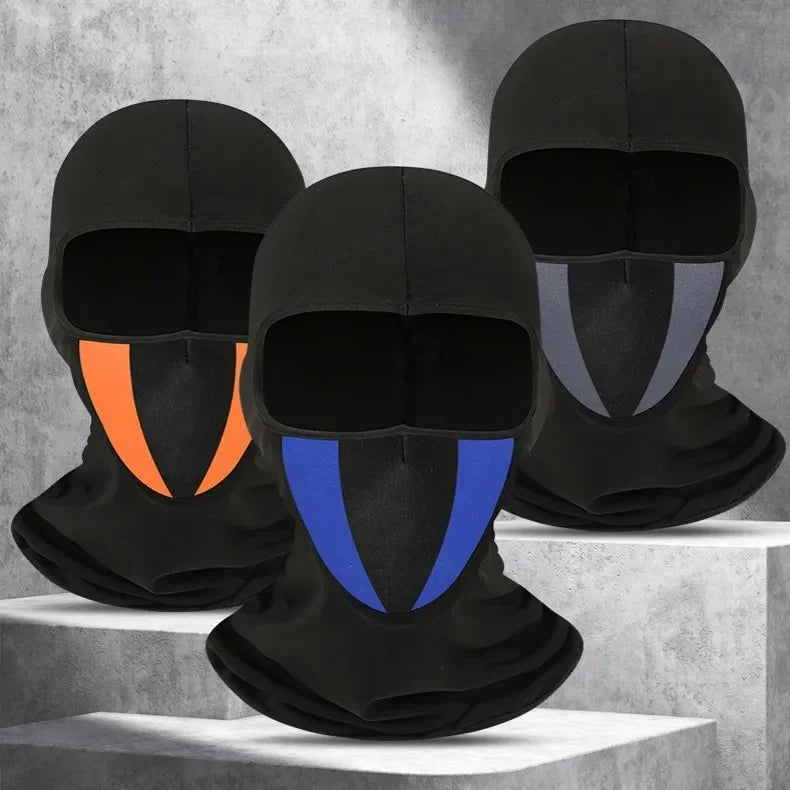 Full Face Mask Cycling Windproof Headgear Motorcycle Balaclava Breathable Outdoor Sports Men CS Mask Head Cover Hat