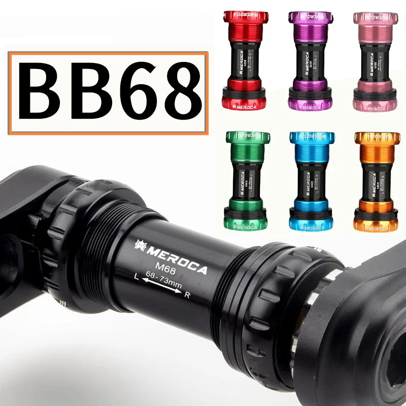 BB68 Bottom Bracket Bicycle BB 68mm 73mm Bottom Bracket Bsa 24mm Bottom Bracket 68 for Mtb Mountain Bike