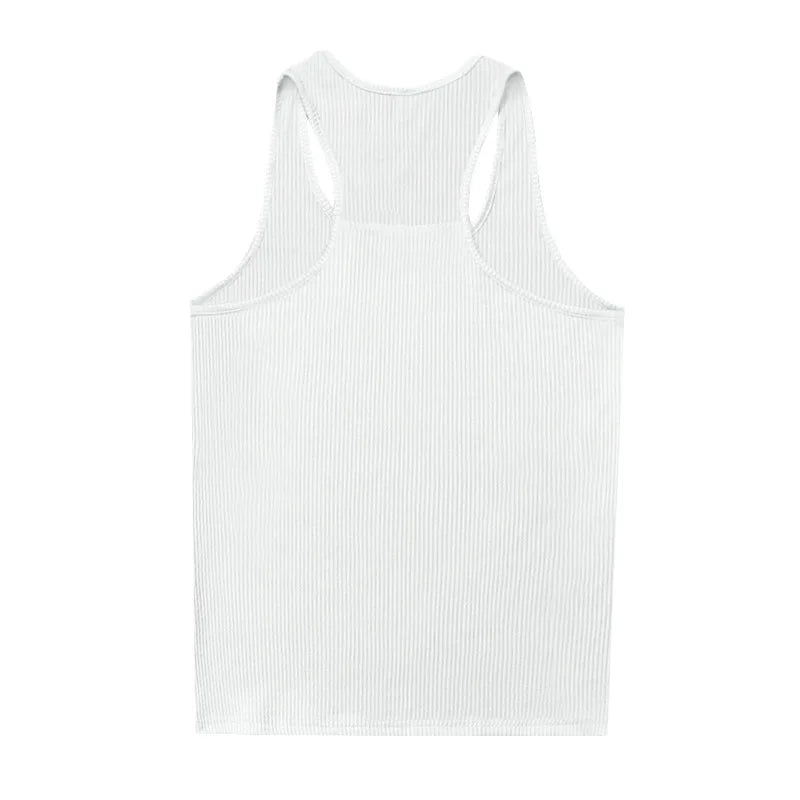 Summer Men's Sports Clothing Casual Vest Fashion Round Neck Quick Dry Tank Top Male Outdoor Gym Fitness Sleeveless Base Shirt