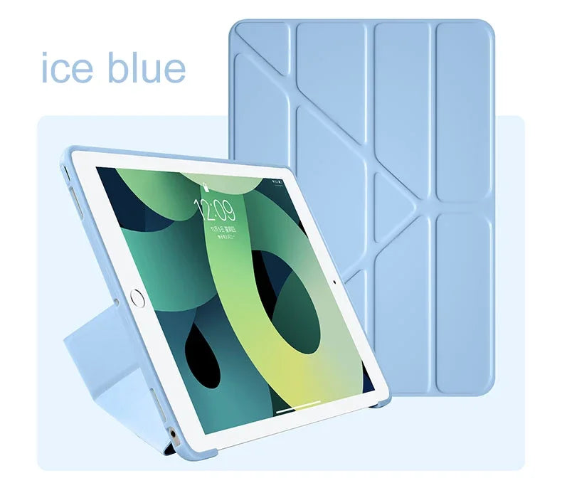 Flip Cover Case For Apple iPad Air Pro MINI 3 4 5 6 7 8 9 10 11 12.9 13 inch Leather Sleeve Stand Auto Sleep Wake Shockproof