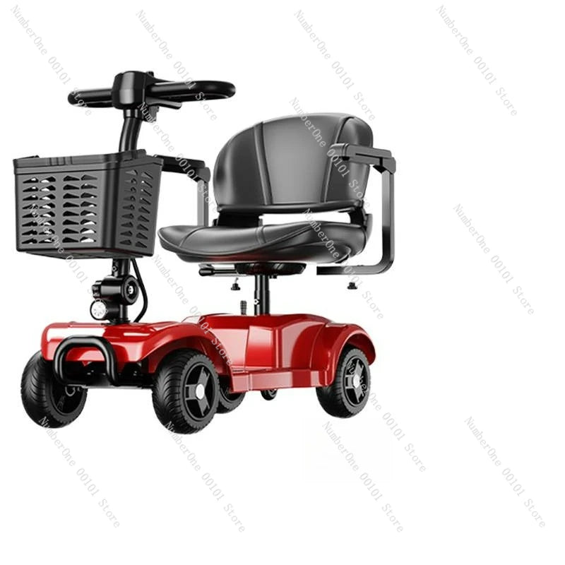 New elderly scooter four-wheeled adult electric vehicle foldable scooter small