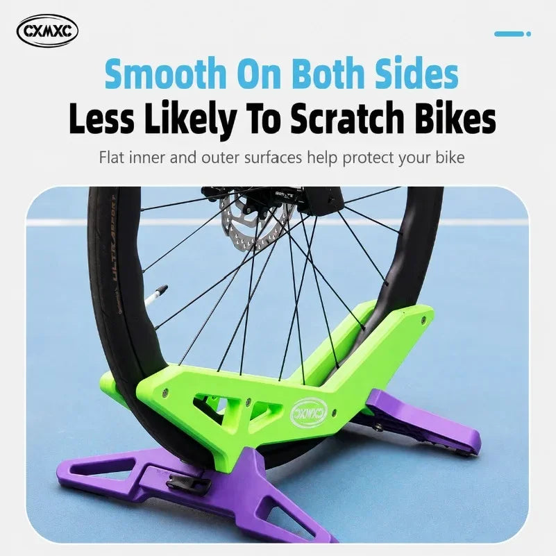 Upgraded Thickened Bicycle Parking Rack Portable Adjustable Road MTB Bike Display Stand Support Fixed Kickstand Storage Rack