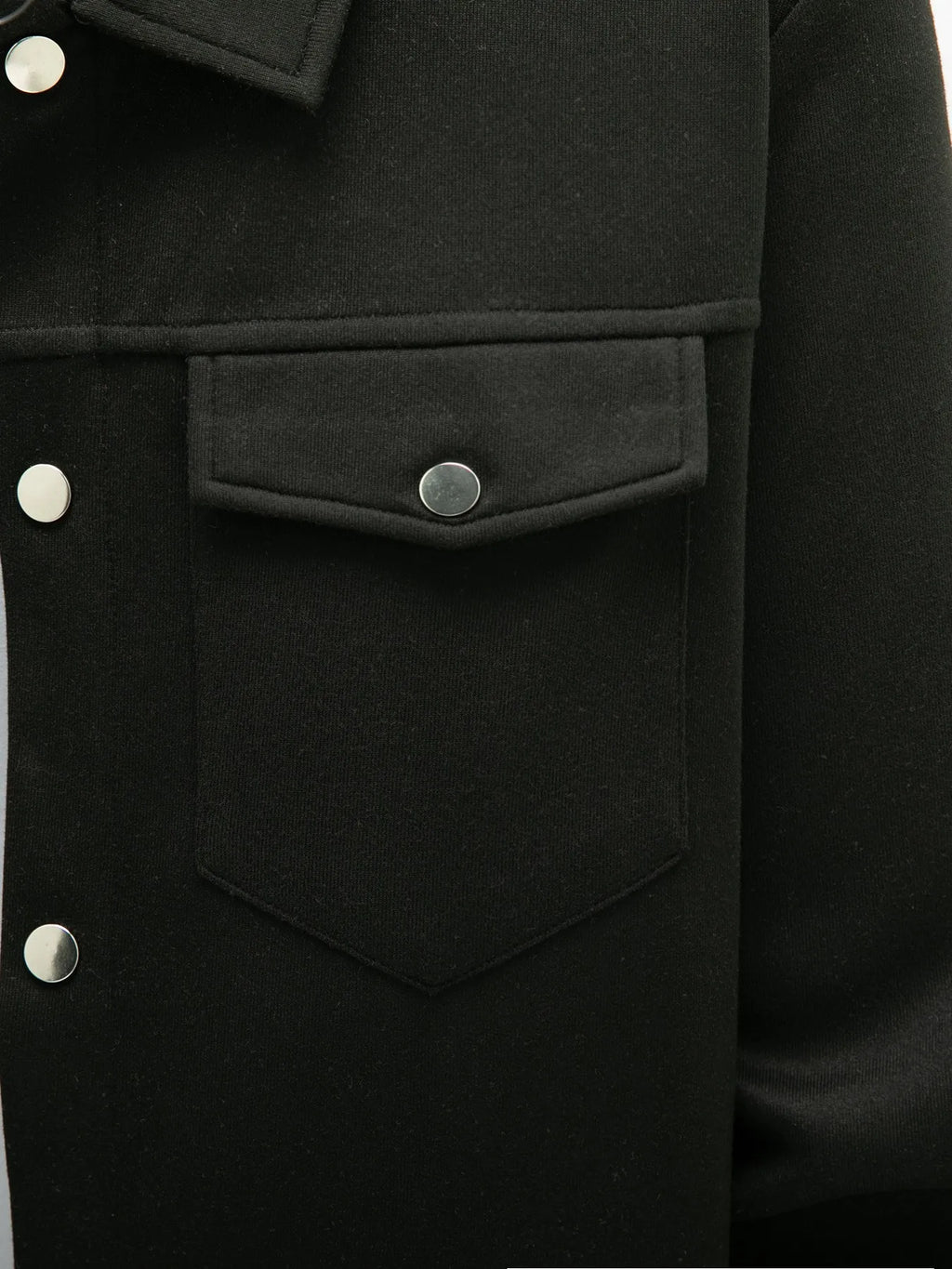 2025 new men's casual spring and autumn solid color single-breasted jacket pocket long-sleeved coat
