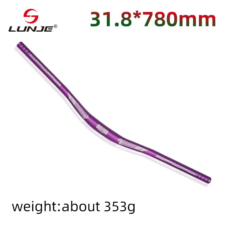 Mountain Bike Handlebar 31.8mm Bicycle Riser Bar 720/780/800mm Aluminum Alloy Handle MTB Downhill Horizontal Cycling Parts