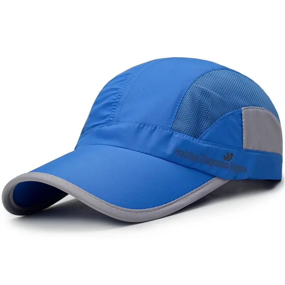 Fashion Adjustable Baseball Cap Quick Drying Breathable Golf Cap Sun Protection Sun Shade Fishing Hat Summer