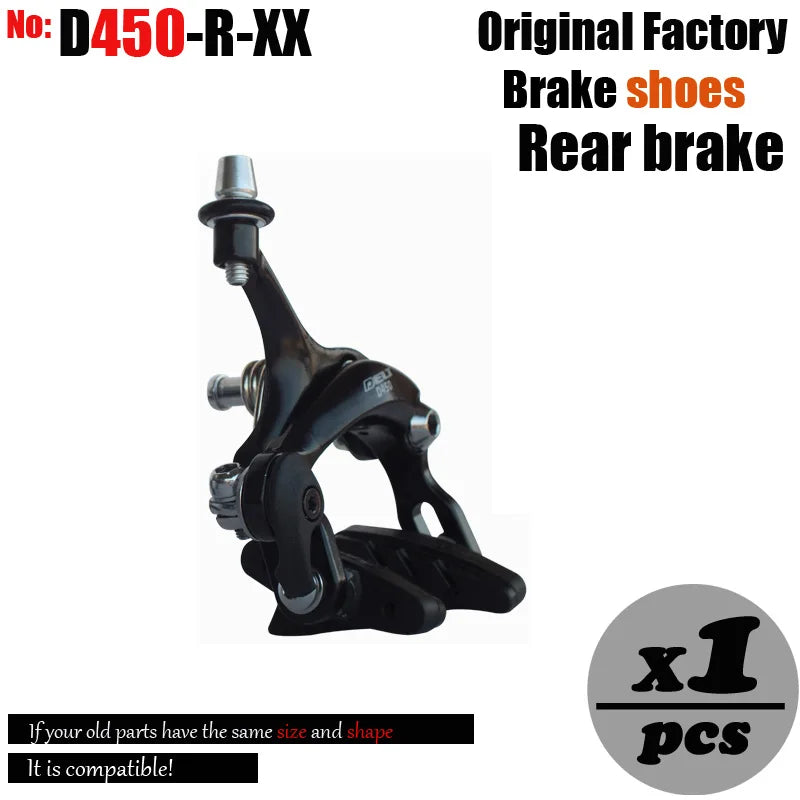 700c Road Bike Brake Dual Pivot Caliper Folding  Bicycle Side Pull Rim C Brake  Center Mount Front Rear 39-49MM Parts