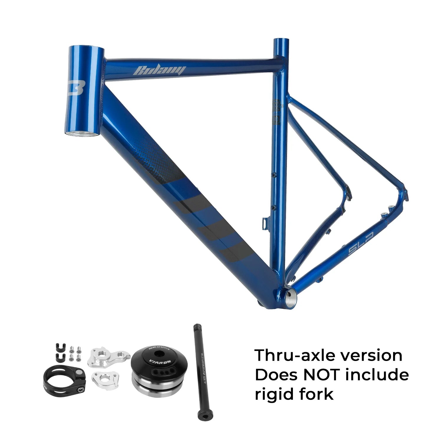 BOLANY Road Bike Frame Internal Cable Routing Disc Brake Compatible 10x135mm Quick Release Aluminum Alloy Road Bicycle Frame