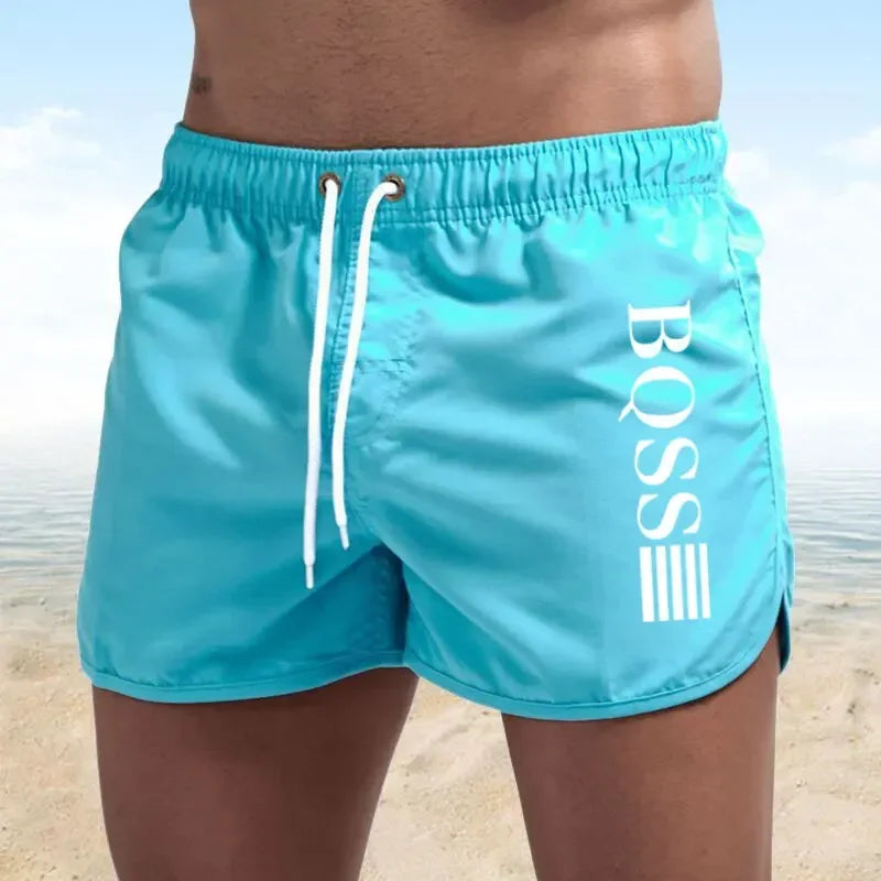 2026 Summer Quick-Dry Swim Pants, Breathable Mesh Quick-Dry Surf and Beach Pants, Men's Sport Pants, Elastic Waist Short Pants