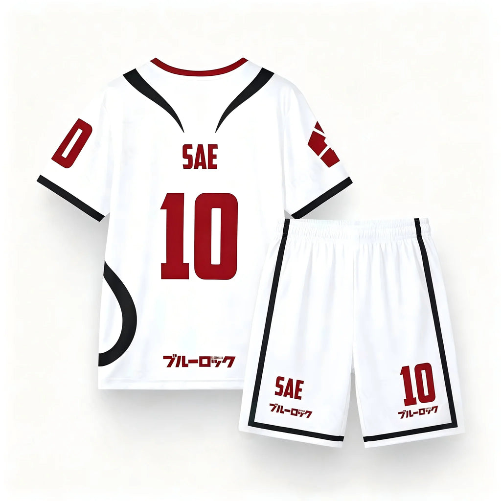 New Anime Blue Lock Short Sleeve shorts Set Futsal Football Pattern VL Replika T Shirt Sets Soccer Club Cosplay Unisex Jersey