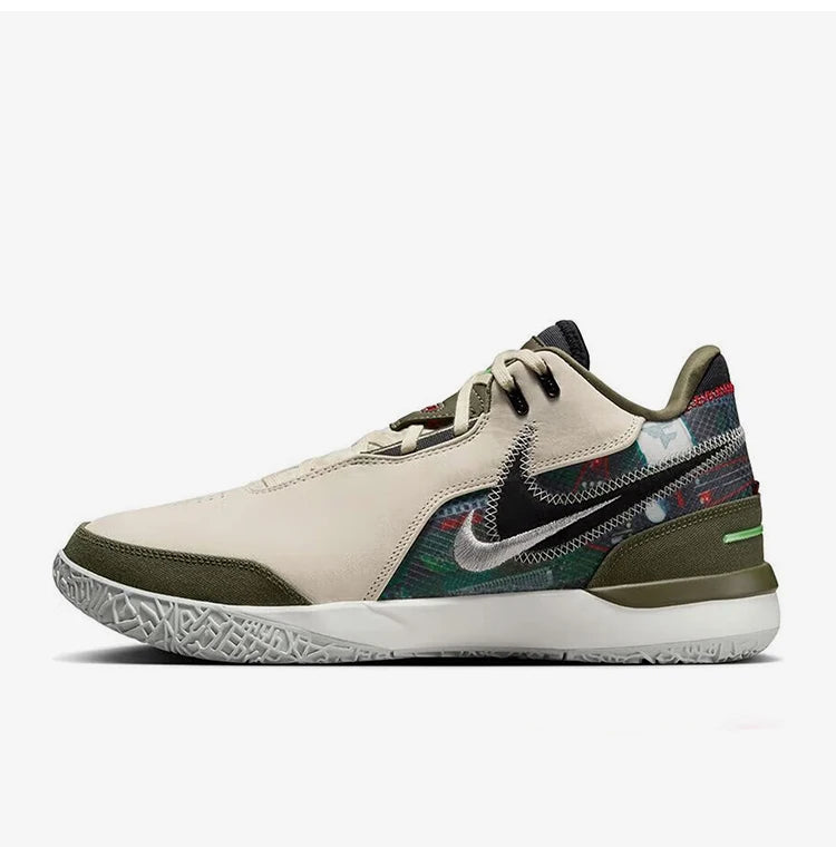 Nike Official Genuine 2024 Winter New Men's Cushion Patchwork Basketball Shoes HF0716-200