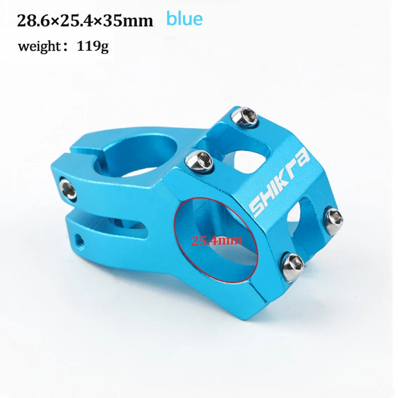 SHIKRA SK09 Stem Mtb Table Power Bicycle Road Short Power Mountain Bike Handlebar Stem 31.8*45MM 25.4*35MM Riser Handle Cycling
