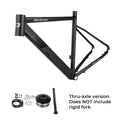 BOLANY Road Bike Frame Internal Cable Routing Disc Brake Compatible 10x135mm Quick Release Aluminum Alloy Road Bicycle Frame