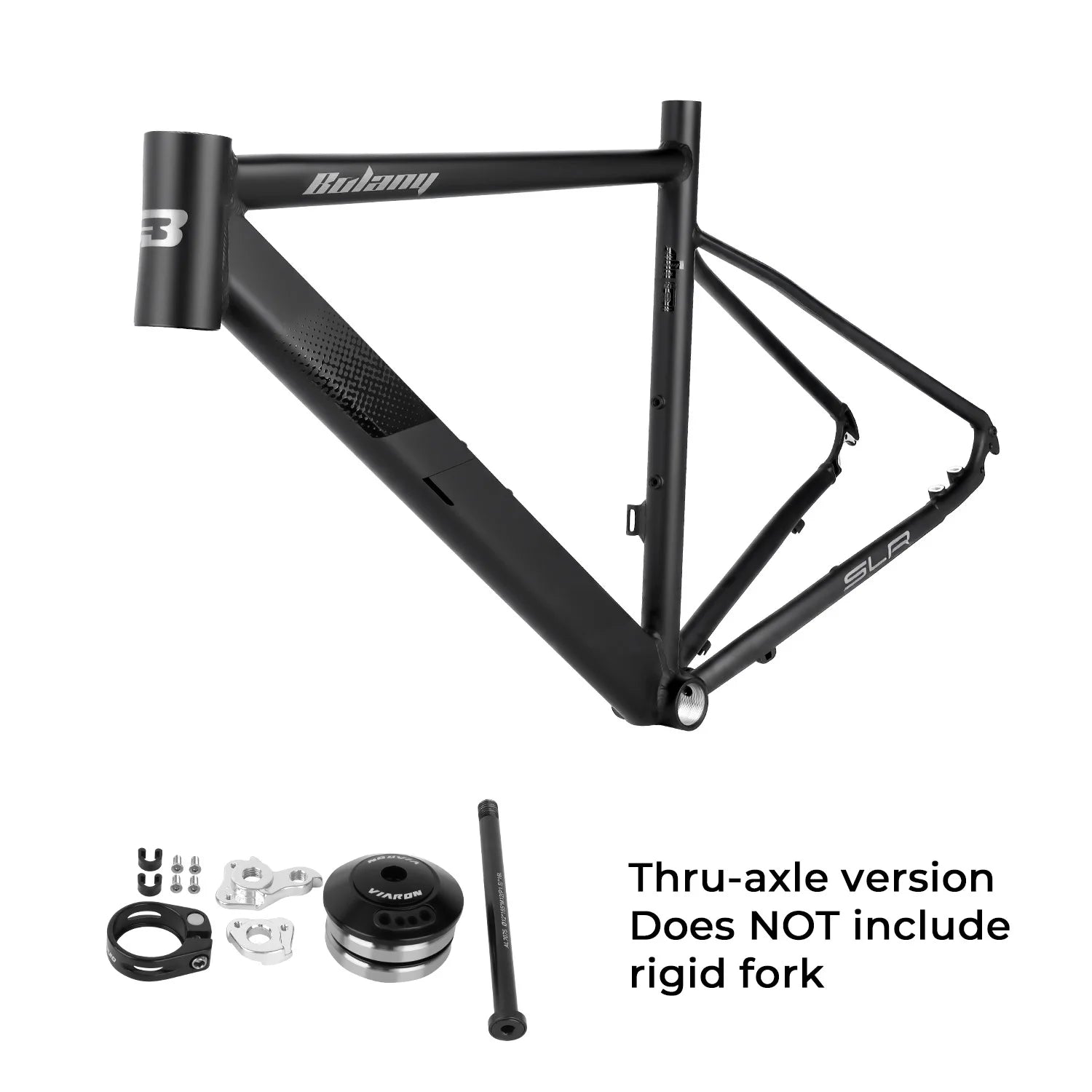 BOLANY Road Bike Frame Internal Cable Routing Disc Brake Compatible 10x135mm Quick Release Aluminum Alloy Road Bicycle Frame