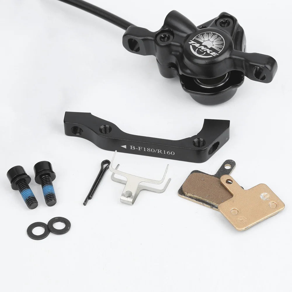 MT200 Bike Hydraulic Disc Brake MTB Brake BL BR 800/1600mm Bicycle Brake 2 Piston 3 Finger Steel Lever Bike Parts Upgrade