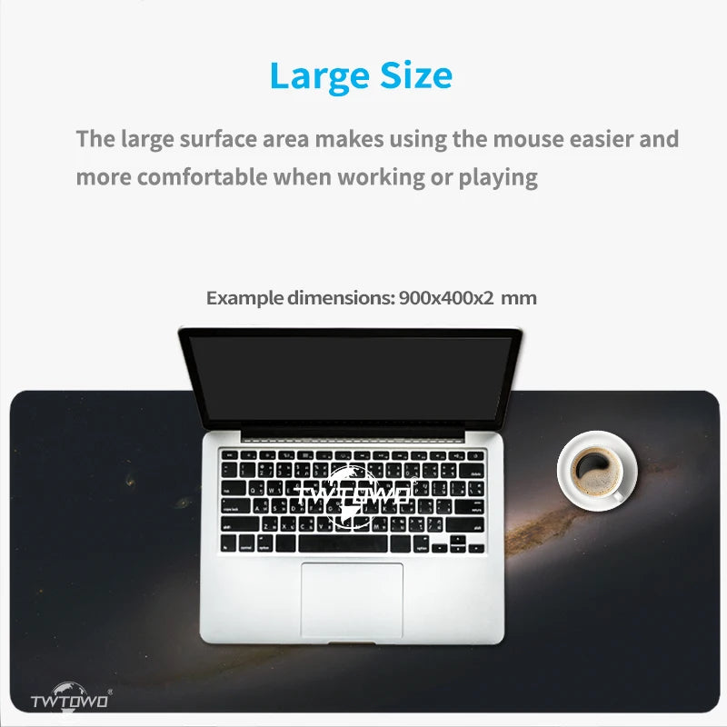 Space Starry Sky Mouse Pad Gaming XL Custom Large Home Mousepad XXL Soft Non-Slip Natural Rubber Gaming laptop Desktop Mouse Pad