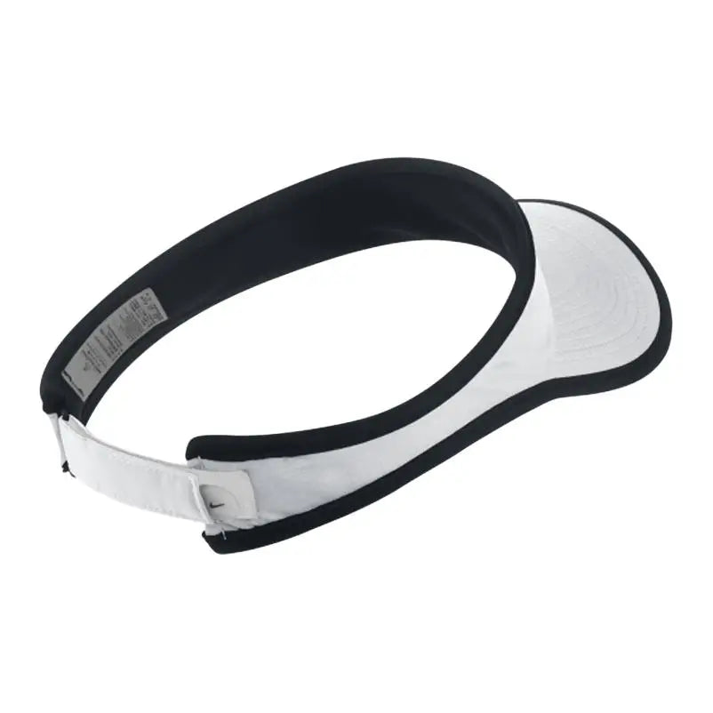 Nike Sunscreen Hat, Sunscreen, Empty Top, Comfortable Tennis Cap, Velcro, Convenient, Spandex, Children's, White 611816-100