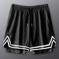 1pcs Men Basketball Sport Shorts Boy Gym Running Short Male 2 In 1 Quick Dry Workout Training Fitness Mesh Breathable Short Pant