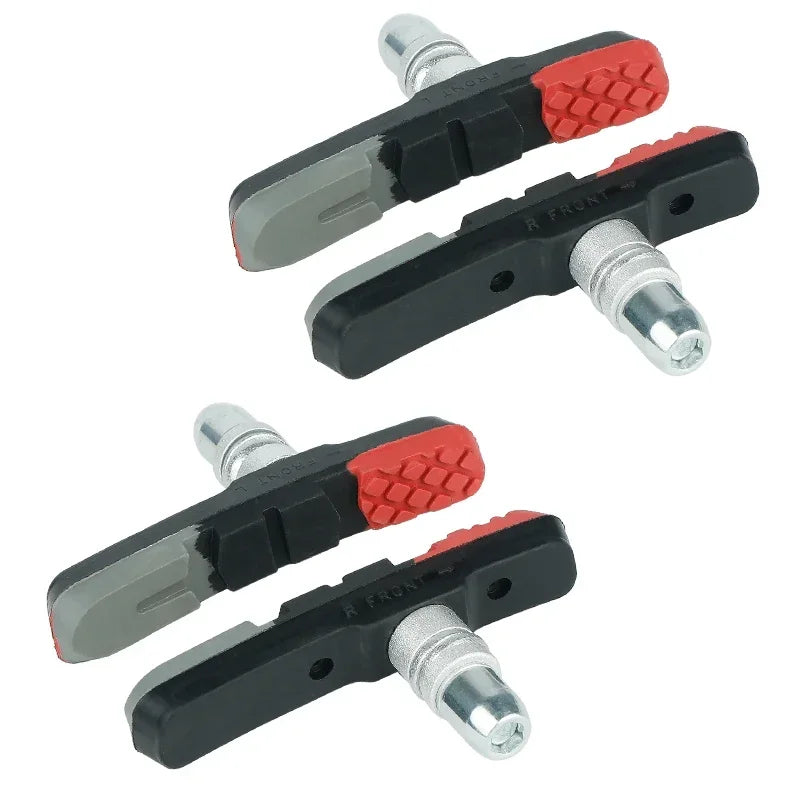 Robust Hard Wearing Rubber Blocks for MTB Linear Pull V Clamp Braking 70mm V-brake Pads for Metal Rim Wet Dry Conditions