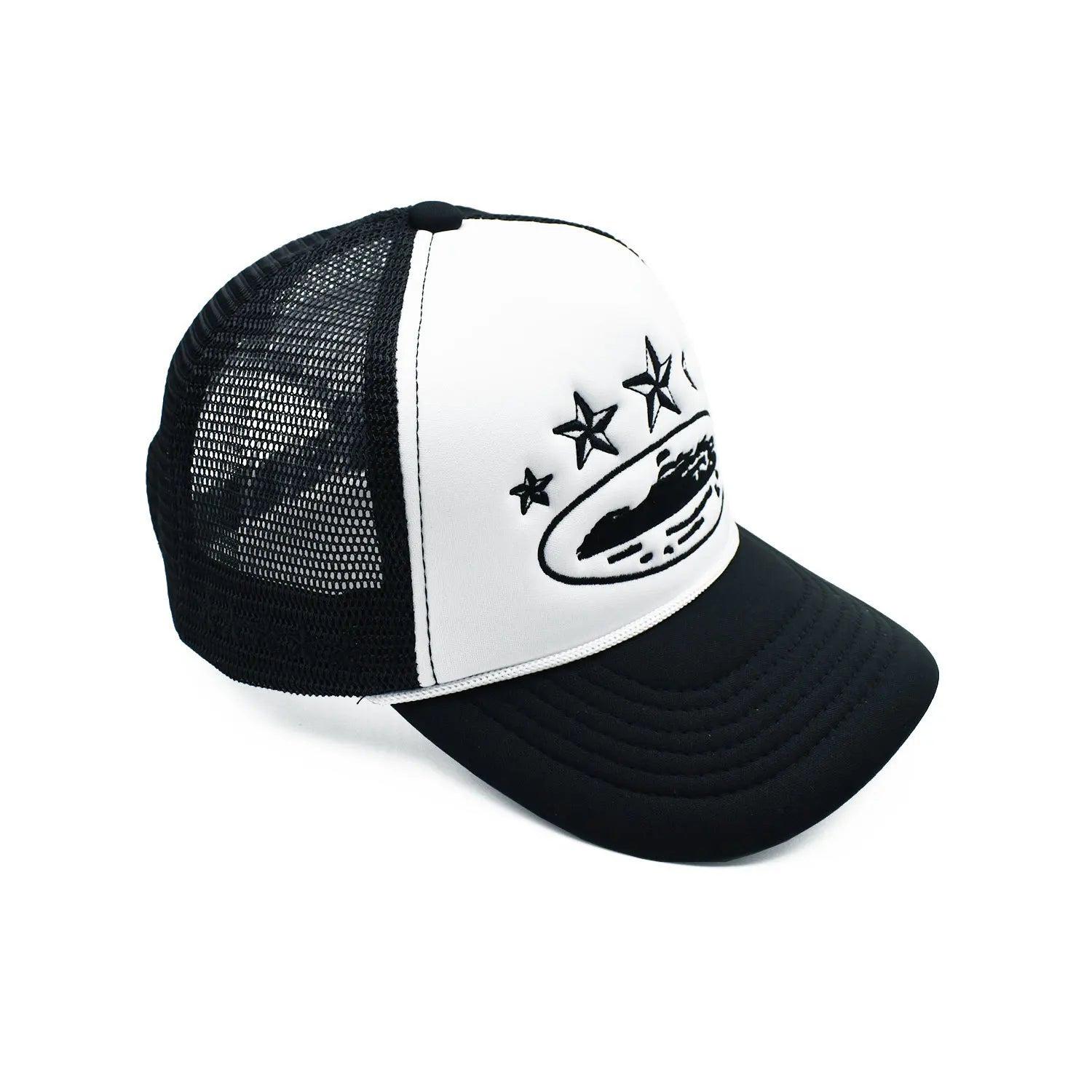 2026 Summer New Fashion 5 Stars Island Embroidery Baseball Cap for Men and Women Breathable Mesh Cap Adjustable