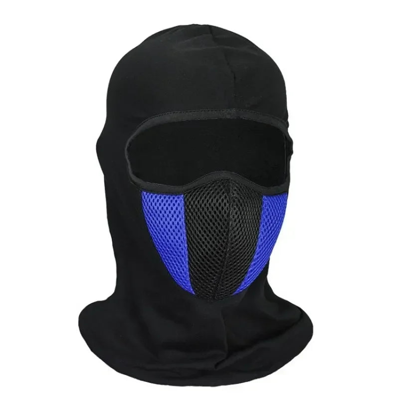 Full Face Mask Cycling Windproof Headgear Motorcycle Balaclava Breathable Outdoor Sports Men CS Mask Head Cover Hat