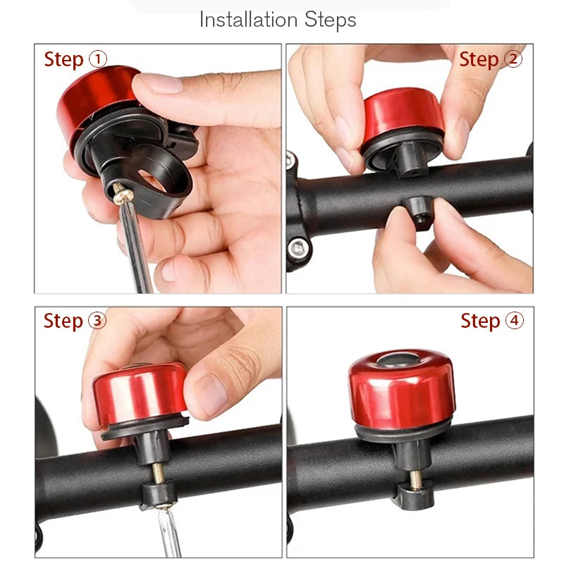 1/2/10pcs Bicycle Bell Aluminum Alloy Road MTB Bike Safety Warning Alarm Cycling Handlebar Bell Ring Horn Cycling Accessories