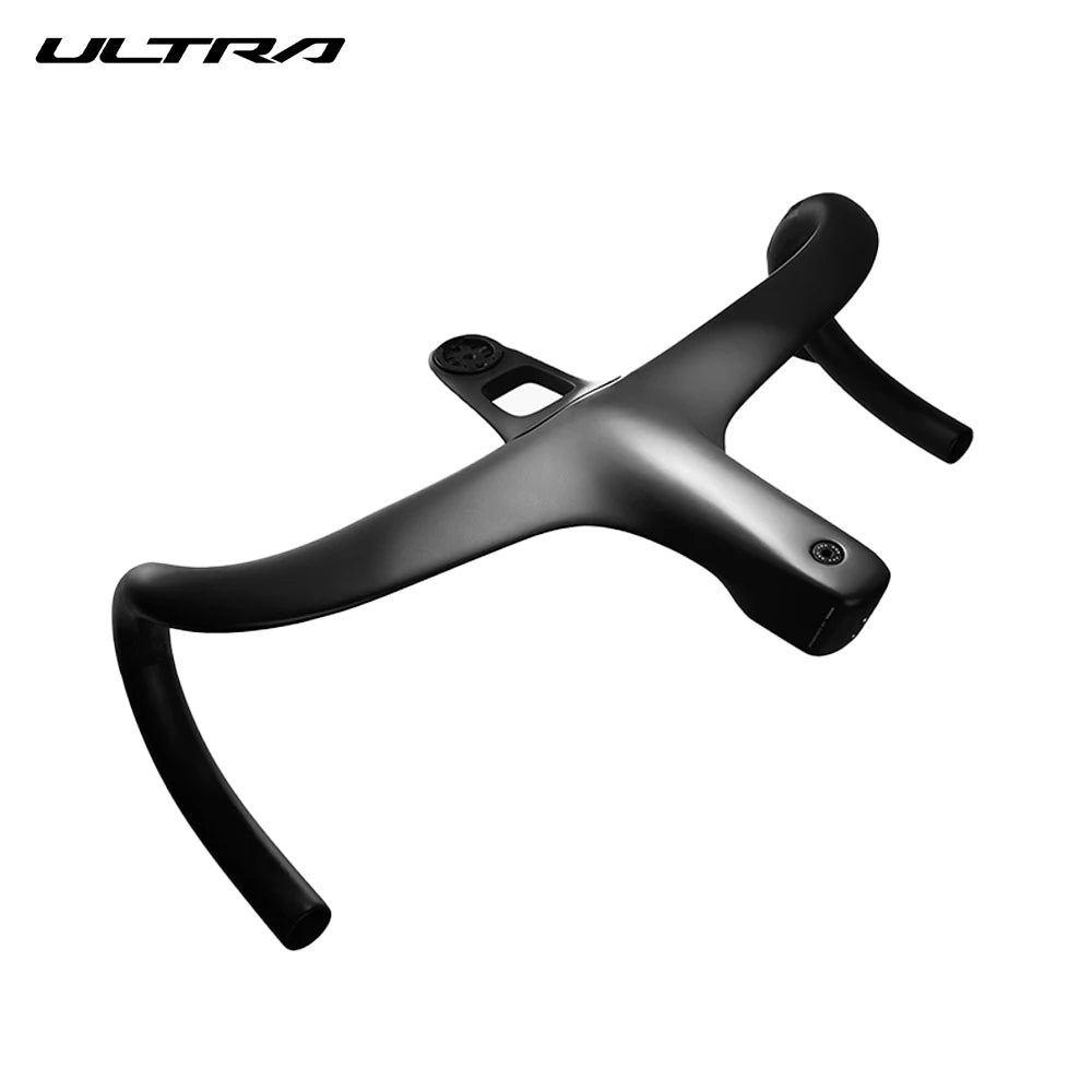 THE ONE ULTRA aero carbon Integrated hamdlebar Hidden Trace Road Bicycle Handlebar 380/400/420 28.6mm Racing  Bike