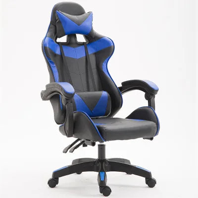 Luxury Adjustable Ergonomic Gaming Chair with Footrest Rotating Computer Chair for Esports PC Gamers Office Work High Back