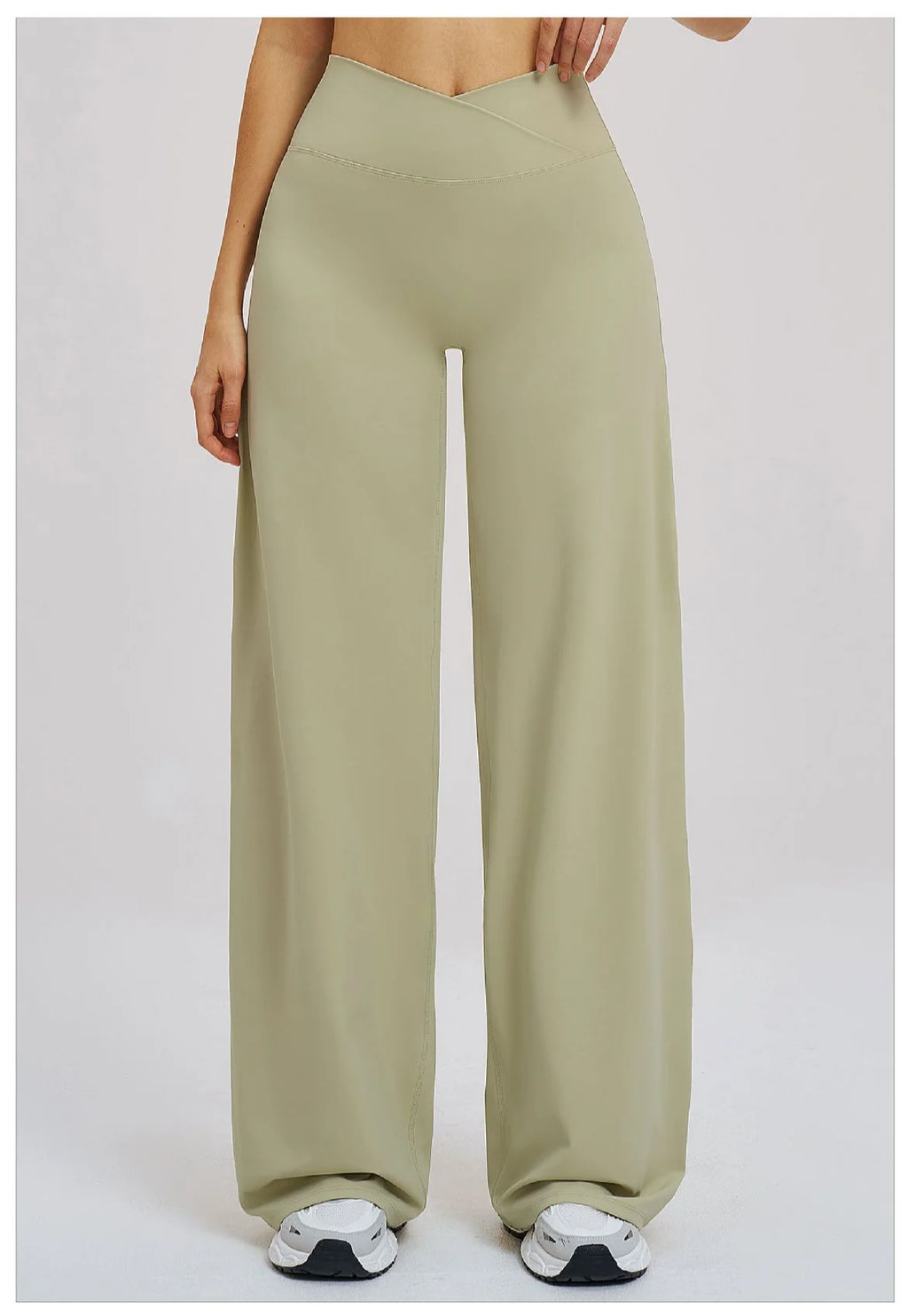 Yoga Flared Pants Women Sexy High Waist Wide Leg Pants Gym Fitness Bell Bottom Trousers Sports Flared Pants Latin Dance Trousers