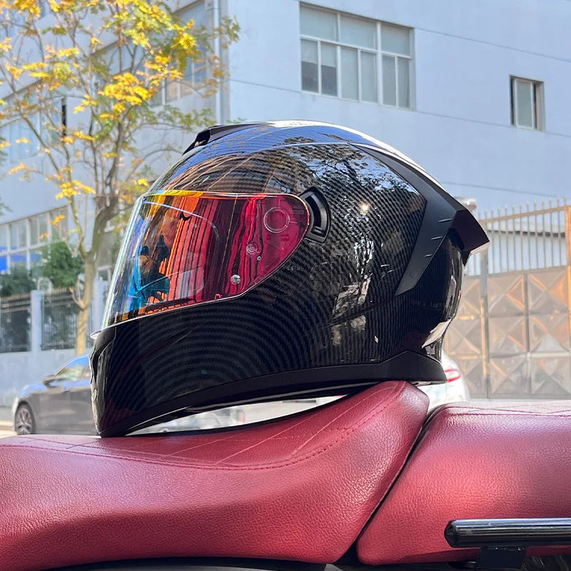 Motorcycle full Face Helmets for Men and Women Moto Racing helmet Adult safety helmet DOT certification