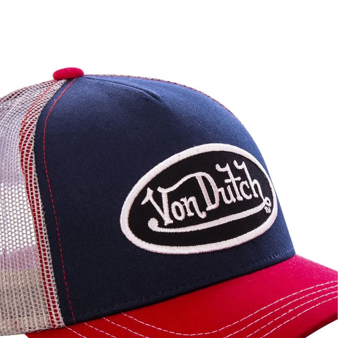 Fashion VON Baseball Cap DUTCH Mesh Embroidery Truck Driver's Hat