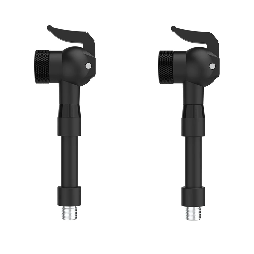 Universal Bicycle Air Nozzle with Presta Schrader & Clik Valves Portable Bike Tire Pump Connector Adapter Inflatable Air Chuck
