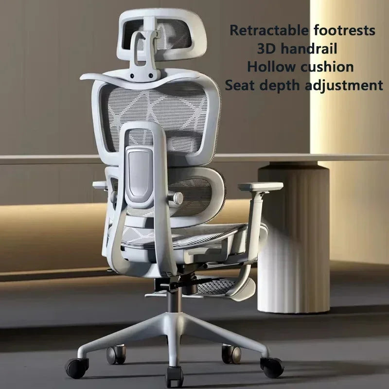 Ergonomic Chair, 3D Headrest, Armchair, Gaming Chair, Computer Lounge Chair, Relaxing Massage