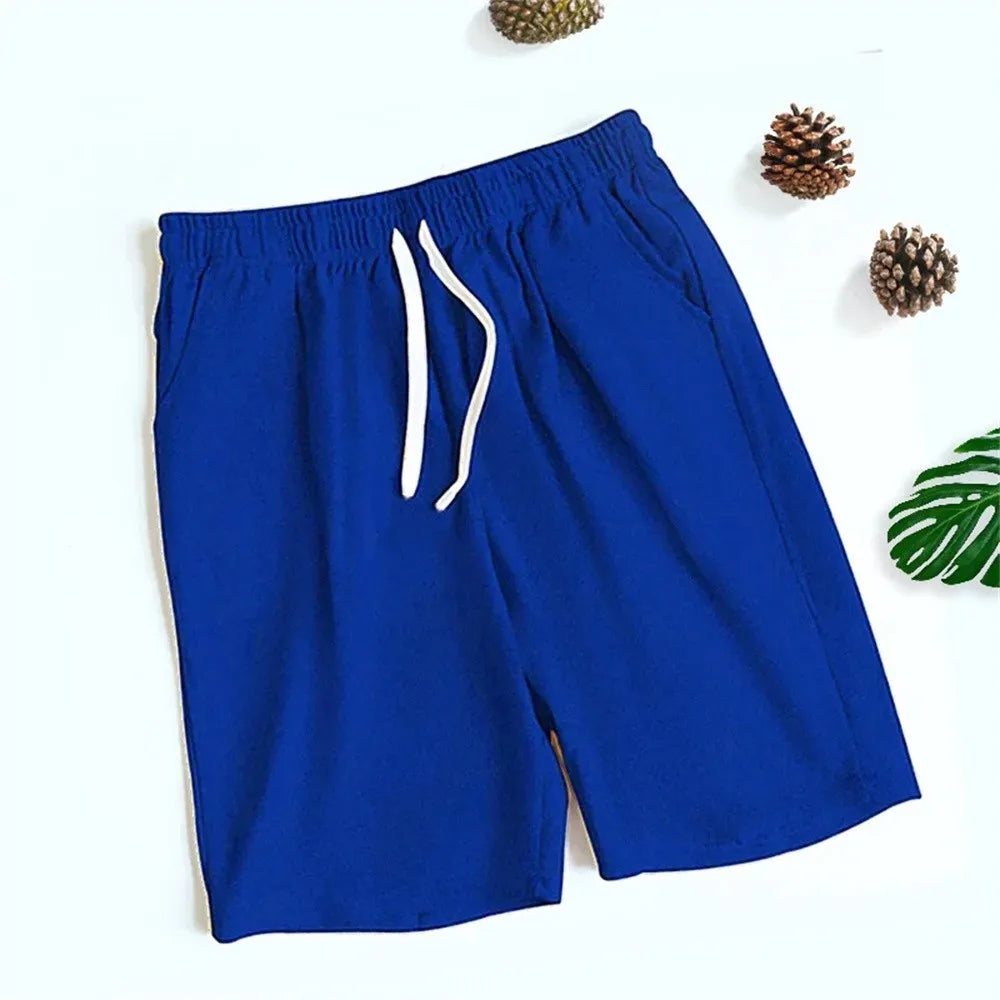 Men's Summer Cool Shorts Swimwear Quickly Dry Surf Beach Board Elastic Waist Casual Pants Male Mesh Running Sports Sweatpant