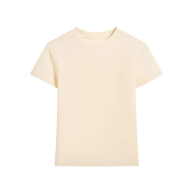 2025 Women's T-shirt Short Sleeve O-neck Cotton Loose Shirts for Women Korean Harajuku Streetwear Casual Spring Summer Top Tees