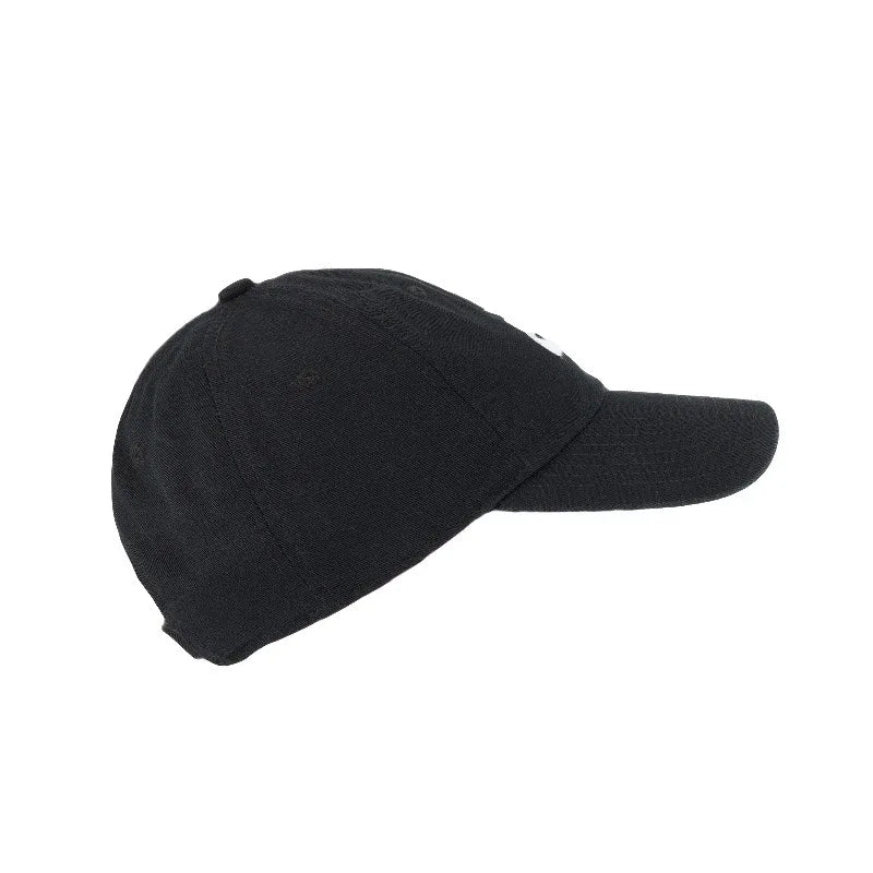 Nike lettered micro logo cotton duckbill cap unisex couple style black-FB5368-011
