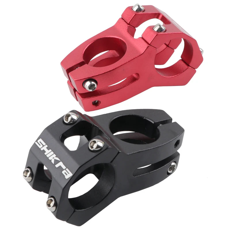 SHIKRA SK09 Stem Mtb Table Power Bicycle Road Short Power Mountain Bike Handlebar Stem 31.8*45MM 25.4*35MM Riser Handle Cycling