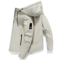 Trendy Men's Workwear Jacket NewNew sty Style Spring Autumn Korean Version Versatile Top Casual Hooded Jacket Machine Embroidery