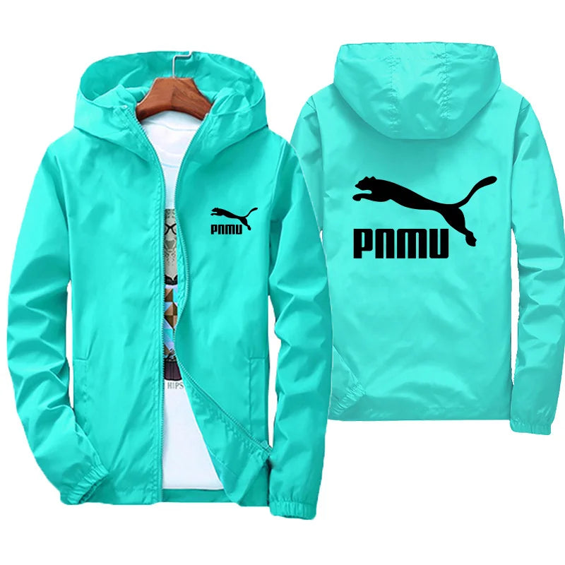 2026 New Men's Spring Autumn Windproof Sunscreen Coat Hooded Long Sleeve Thin Jacket Outdoor Fashion Trend Daily Outerwear