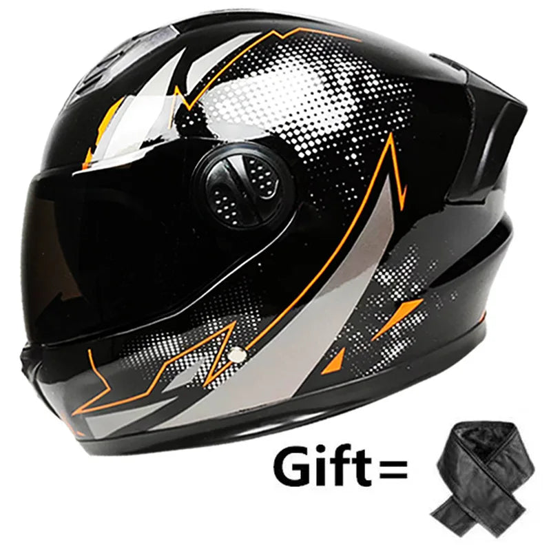 Motorcycle Helmet Casco Moto Motorbike Double Lenses Full Face Helmet Motorcycling Racing Helmet Casco Moto Casque