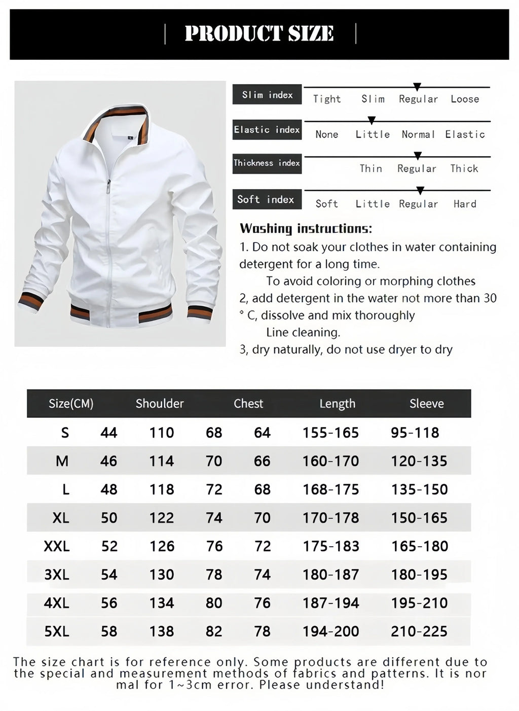 Autumn and Winter Men's Standing Collar Casual Zipper Business Jacket Outdoor Sports Jacket Waterproof and Windproof Solid Color