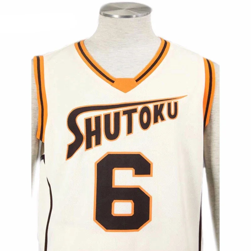 Kuroko no Basuke SHUTOKU No. 6 10 Midorima Shintaro Basketball Cosplay Costume Jersey Costume Sports Uniform