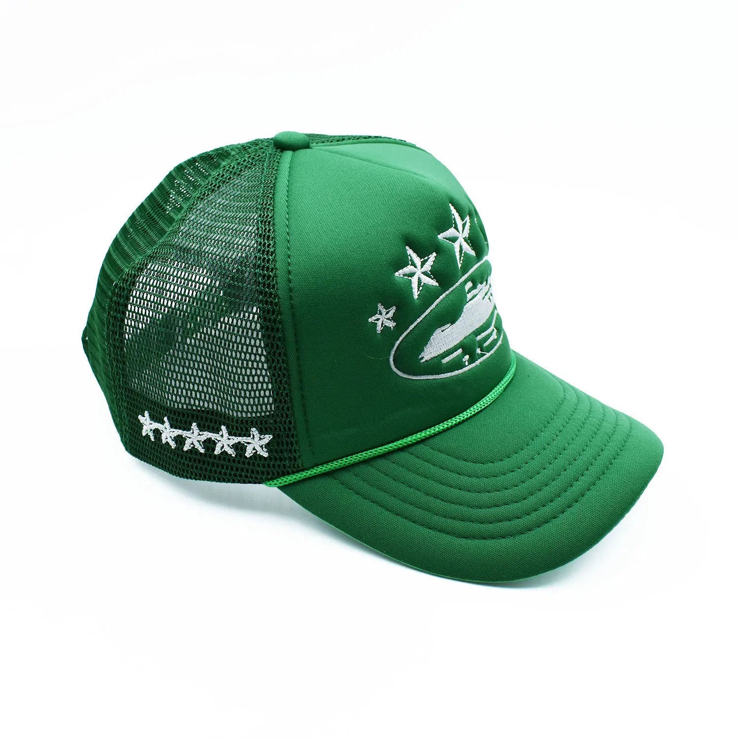 2026 Summer New Fashion 5 Stars Island Embroidery Baseball Cap for Men and Women Breathable Mesh Cap Adjustable