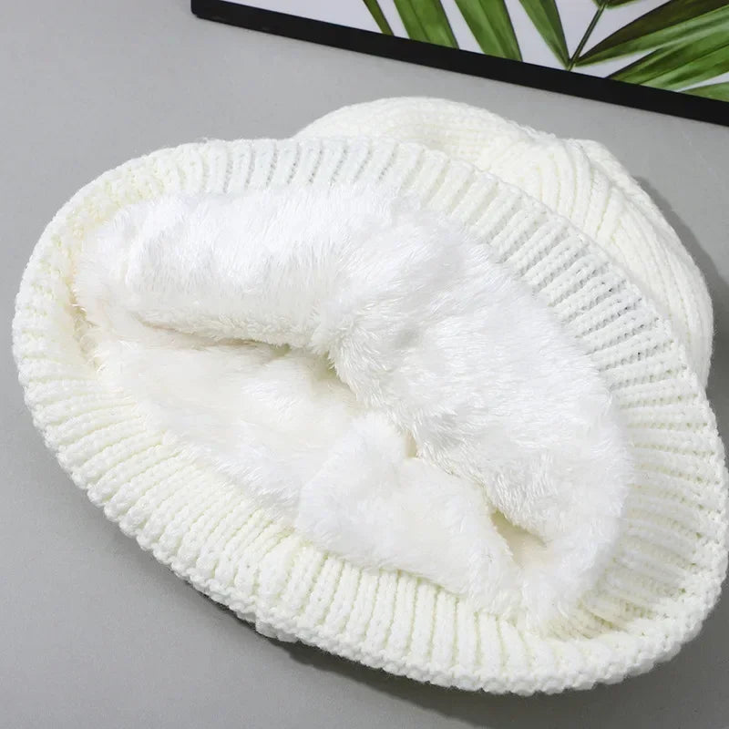 Warm Ski Mask Hats Caps Women Men Winter Windproof Glasses Knitted Beanie Outdoor Ear Protection Sports Cold Caps Garros