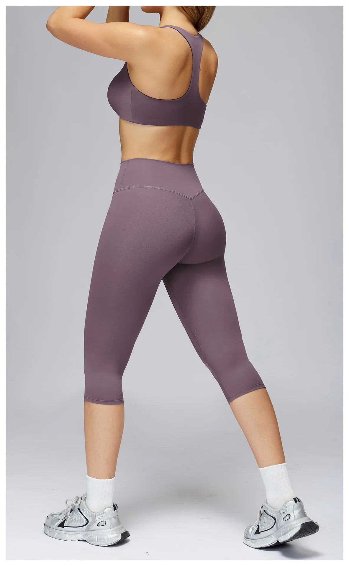 Yoga Set 2 Pieces Sports Outfits Female Clothing Fitness Vest Sportswear Women Tracksuit High Waist Leggings Sport Bra Yoga Suit