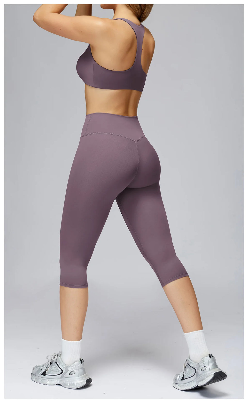 Yoga Set 2 Pieces Sports Outfits Female Clothing Fitness Vest Sportswear Women Tracksuit High Waist Leggings Sport Bra Yoga Suit