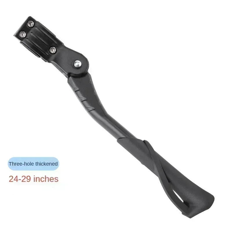 Adjustable Bicycle Kickstand Aluminium Alloy MTB/Snow/Folding Bike/Electric Vehicle Bicycle Side Footrest Rack Support 22-29Inch
