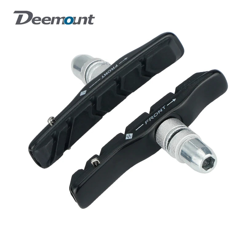 72mm Caliper Brake Pad for MTB Bike Metal Rim Low Wear Bicycle Stopping Blocks for V Shape Clamp Cycle Brake Inserts Replacement