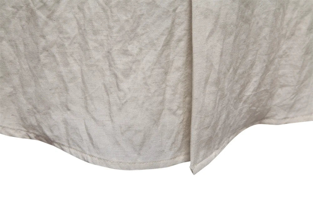 Men's Old Money Style Wrinkle Textured Long Sleeve Shirt, European Size, Business Casual, Spring New Arrival