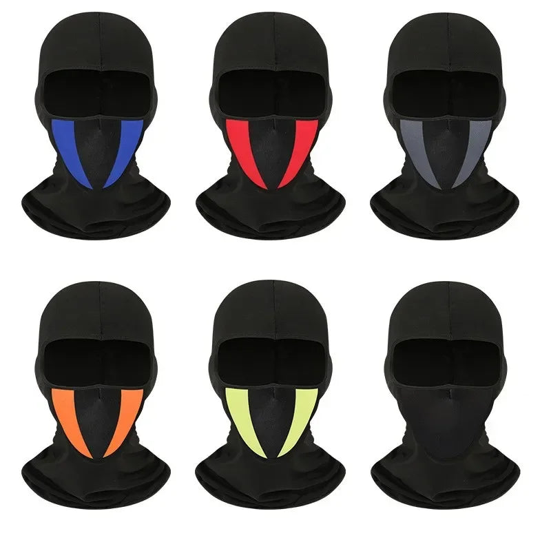 Full Face Mask Cycling Windproof Headgear Motorcycle Balaclava Breathable Outdoor Sports Men CS Mask Head Cover Hat